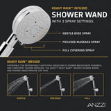 Niagara 64 in. 2-Jetted Full Body Shower Panel with Heavy Rain Shower and Spray Wand in Brushed Stainless Steel