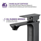 Promenade Single Hole Single Handle Bathroom Faucet in Oil Rubbed Bronze