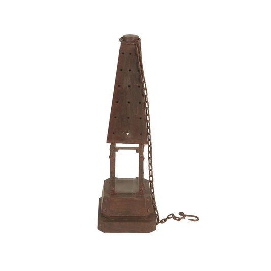 Rustic Iron Lamp Decor