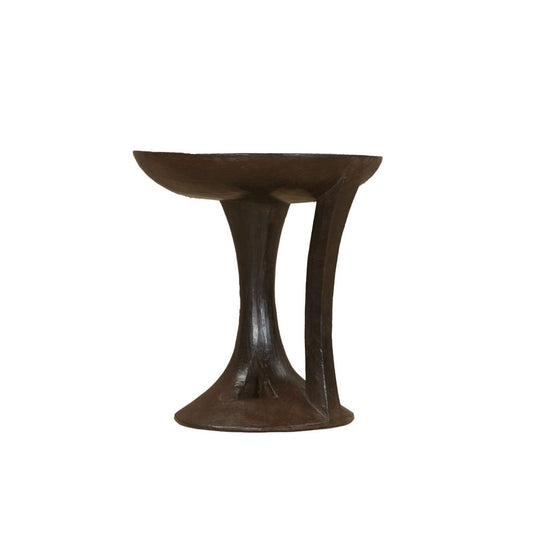 Wooden Fruit Bowl on Pedestal, Assorted