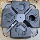 PURPLE LEAF OPEN BOX Patio Umbrella Base with Wheels ZYBASE-8