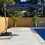 PURPLE LEAF OPEN BOX Patio Umbrella Base with Wheels ZYBASE-8