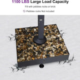 PURPLE LEAF OPEN BOX Umbrella Base with Wheels 1100Lbs ZY04BSWK-500