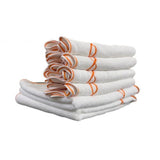 Chain Embroidered Cotton Bath Towels (Set of 2)