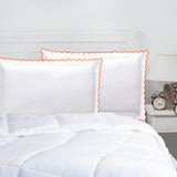 400TC Cotton Small Scallop Embroidery Pillow Sham