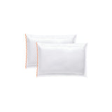 400TC Small Scallop Embroidery Cotton Pillowcases (Set Of 2)
