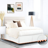 Ashley 400TC Sateen Cotton Traingle Embroidery Tailored Bed Skirt
