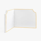 Wall Corner Dorm Bed Headboard In Embroidery Border With Self Adhesive Velcro Straps