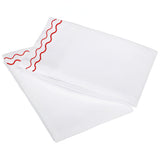 400TC Double Wavy Embroidered Cotton Pillowcases (Set of 2)