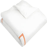 400TC Cotton Double Embroidery Sateen Solid Duvet Cover Set