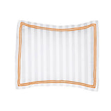 400TC Cotton Double Edge Embroidery Sateen Stripe Duvet Cover Set
