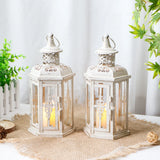10 inch High Vintage Style Hanging Lantern(Set of 2 )