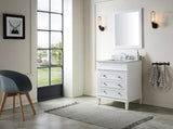 Wineck 36 in. W x 35 in. H Bathroom Bath Vanity Set in Rich White