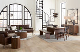 Palermo 84" Dining Table in Matte Brown