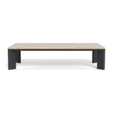 Palm Beach Aluminum Rectangle Coffee Table