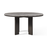 Palm Beach Aluminum Round Dining Table 60"