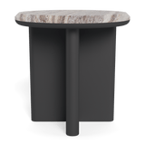 Palm Beach Aluminum Round Side Table