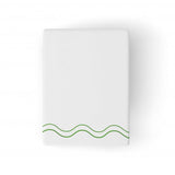 Double Wavy Embroidered Cotton Bath Towels (Set of 2)