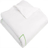 400TC Cotton Single Embroidery Sateen Solid Duvet Cover Set