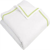 400TC Cotton Triple Edge Embroidery Sateen Solid Duvet Cover Set