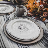 Ranch Life Melamine Dinner Plates, Set of 24