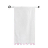Zig & Zag U Shape Embroidered Bath Towels (Set of 2)