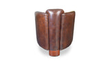 Salzburg Club Chair Dark Brown Leather
