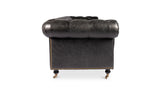 Birmingham Sofa Black Leather
