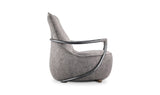 Carlisle Club Chair Grey Velvet