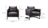 Luxley Club Chair Black