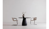 Freeman Chrome Frame Dining Chair Blended Cream - Set Of Two
