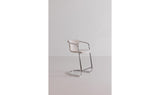 Freeman Chrome Frame Counter Stool Blended Cream - Set Of Two