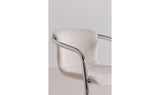 Freeman Chrome Frame Counter Stool Blended Cream - Set Of Two