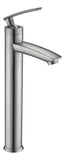 ANZZI Fifth Elegant Vessel Sink Faucet (9.2" H), Single Hole, WaterSense Certified, Rhino Alloy Solid Brass, Various Finishes