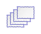 Embroidery Table Mats - Royal Blue Placemats