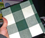 Cotton Napkins - Plaid Cloth Napkins