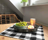 Cotton Napkins - Plaid Cloth Napkins