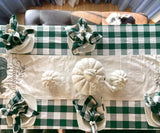 Green Checkered Tablecloth