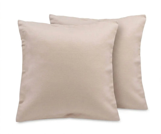 Cotton Linen Cushion Covers Set of 2