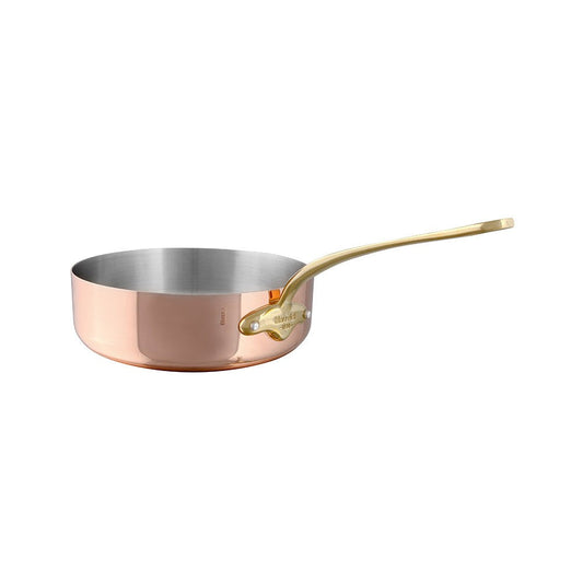 Mauviel M'Heritage M'150 B Copper Saute Pan With Brass Handle