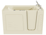 ANZZI Coupe Series 30 in. x 60 in. Right Drain Quick Fill Walk-In Whirlpool Tub with Powered Fast Drain in Biscuit