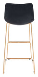 Adele Barstool (Set of 2) Black & Gold