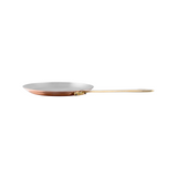 Mauviel M'Heritage M'150 B Copper Crepe Pan With Brass Handle, 11.8-In