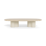 Porto Aluminum Pill Coffee Table 64"