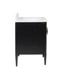 Briallen 30" Black Vanity with Oval Undermount Sink