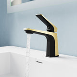 ANZZI Minimalist Single Hole Faucet, Low Arc Spout (5.91" H), 1.2 GPM Water-Saving, Durable Brass Construction, Rhino-Alloy Certified, Various Finishes