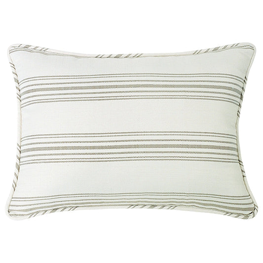 Prescott Stripe Pillow Sham, Queen, Taupe