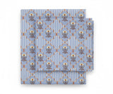 Printed Linen Sheet Set – 100% Linen Bedding