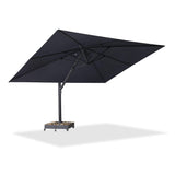 PURPLE LEAF Heavy Duty Cantilever Patio Umbrella Extra Large Outdoor Umbrella for Yard, Garden, Pool