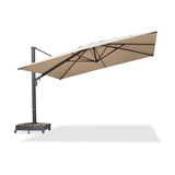 PURPLE LEAF Heavy Duty Cantilever Patio Umbrella Extra Large Outdoor Umbrella for Yard, Garden, Pool